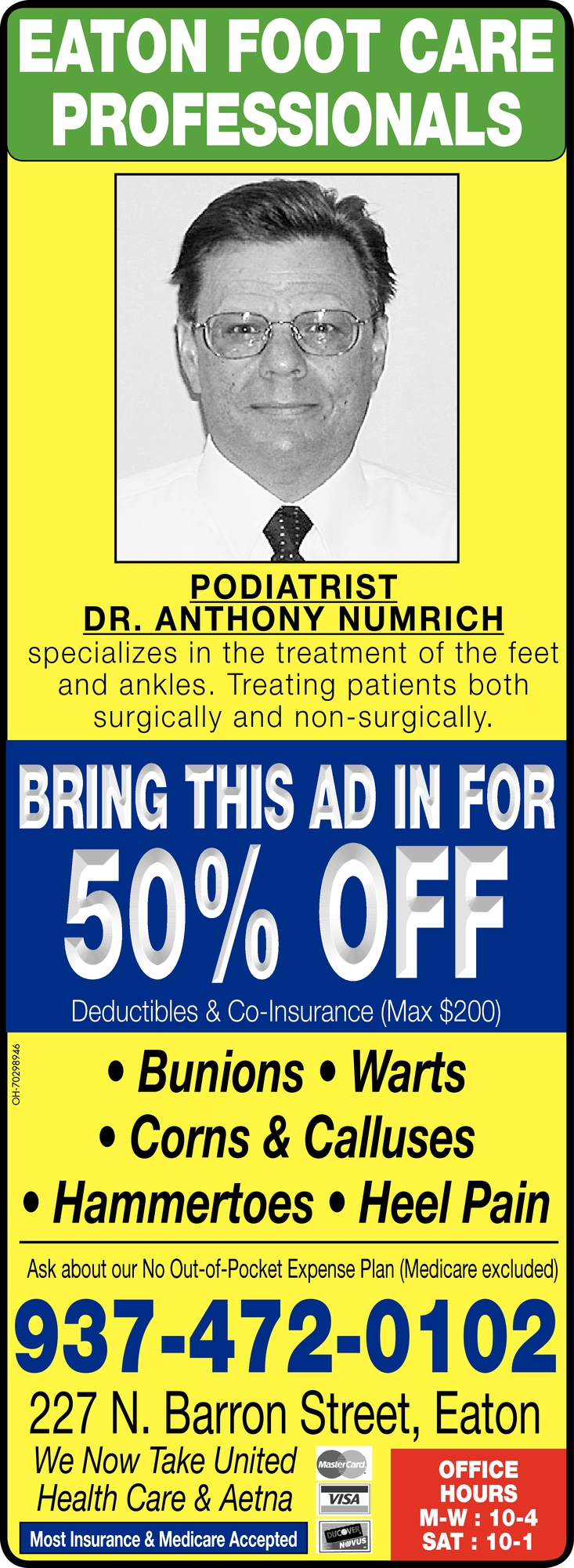 Podiatrist Dr. Anthony Numrich