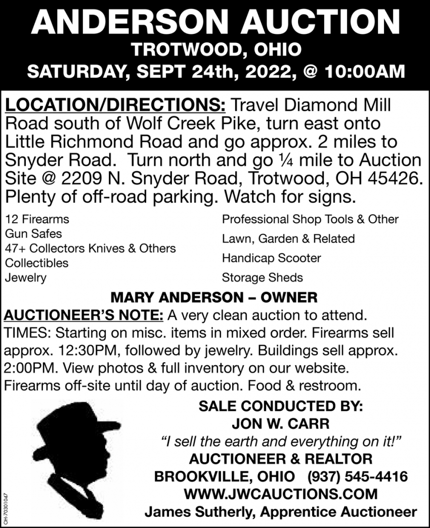 Anderson Auction