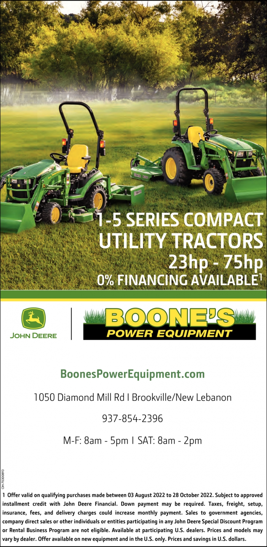 1-5 Series Compact Utility Tractors