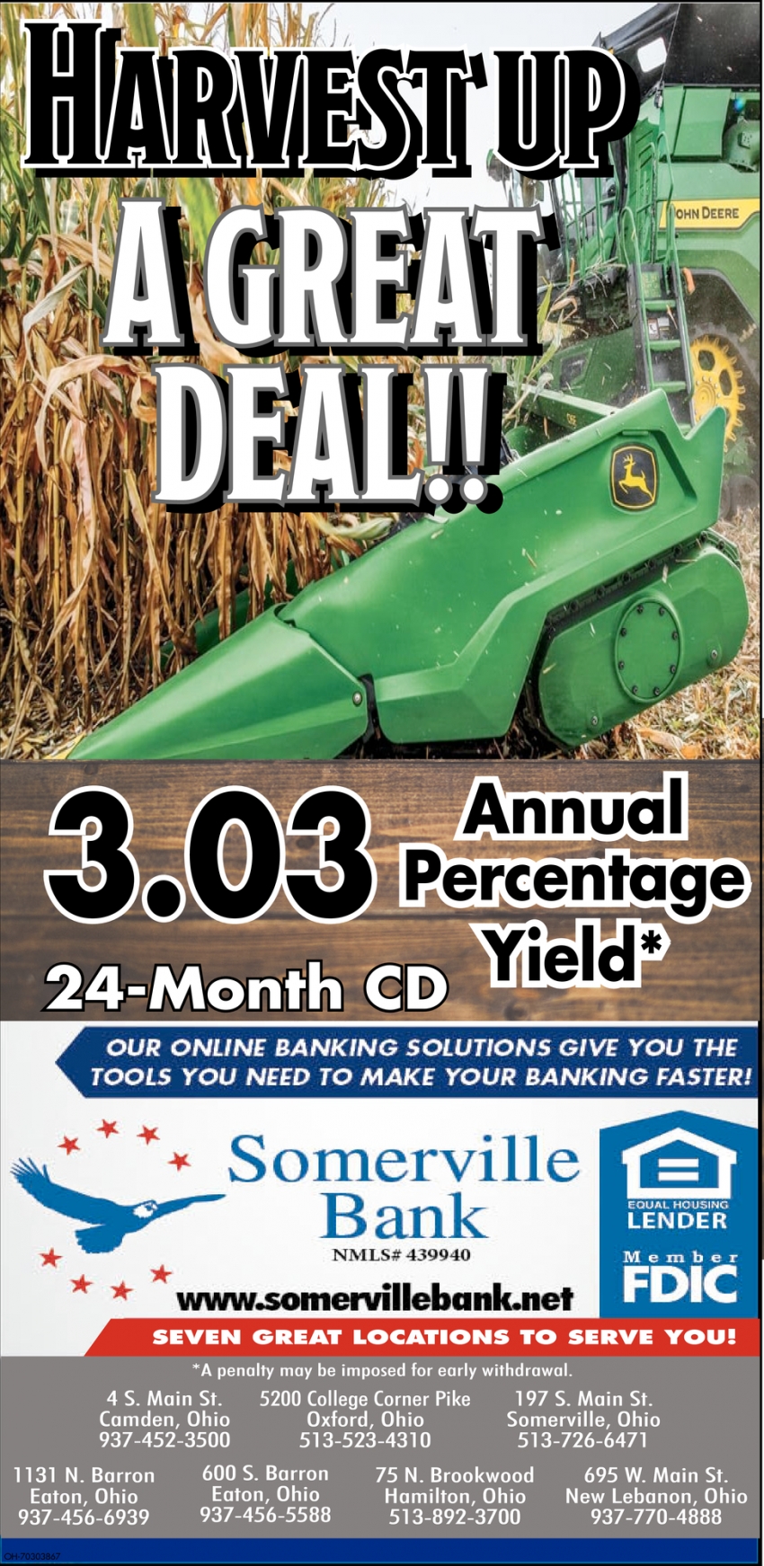 Harvest Up A Great Deal!