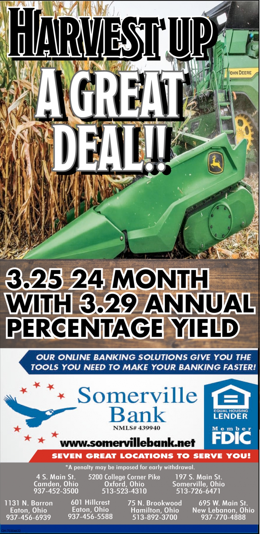 Harvest Up A Great Deal!