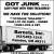 Got Junk... Can't Part with Your Treasures?