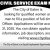 Civil Service Exam Notice