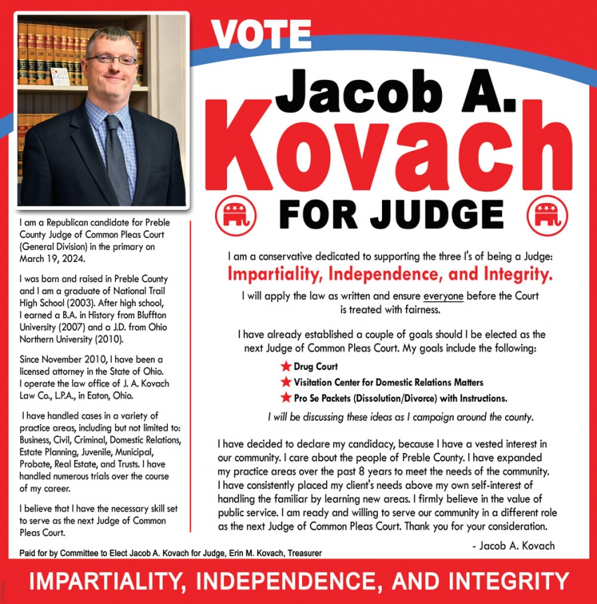 Jacob A. Kovach