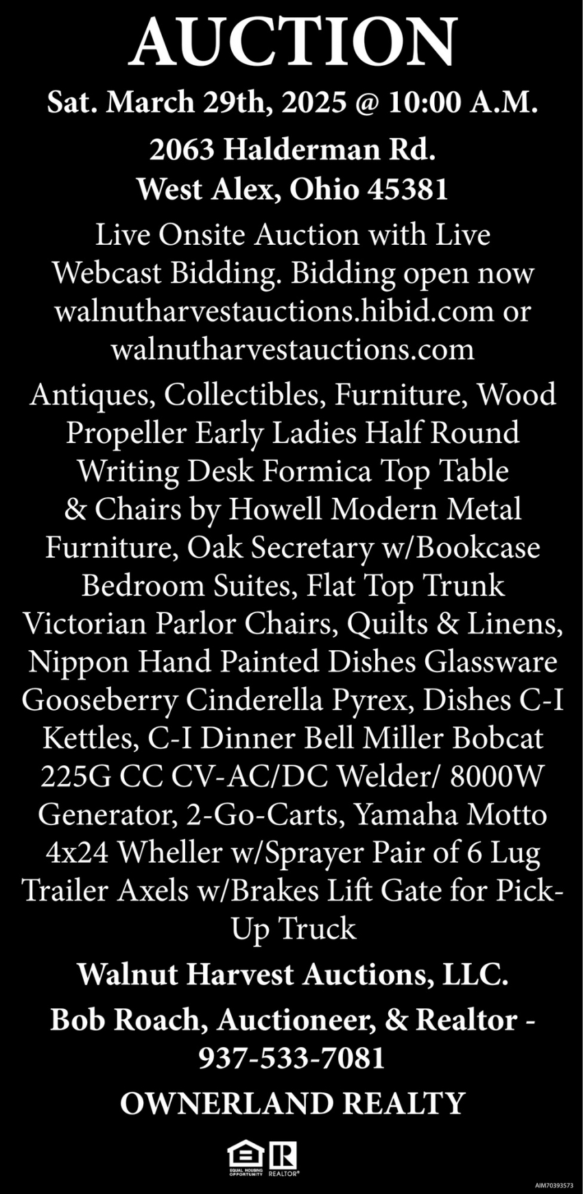 Walnut Harvest Auctions, LLC