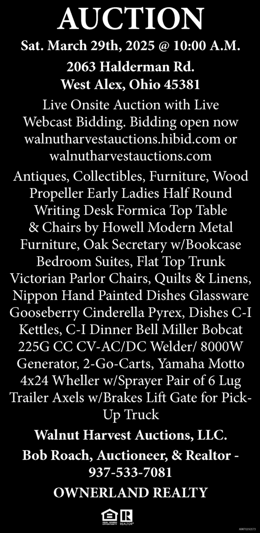 Walnut Harvest Auctions, LLC