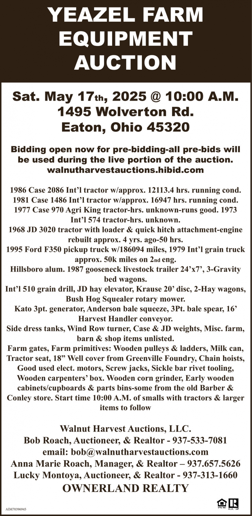 Walnut Harvest Auctions, LLC