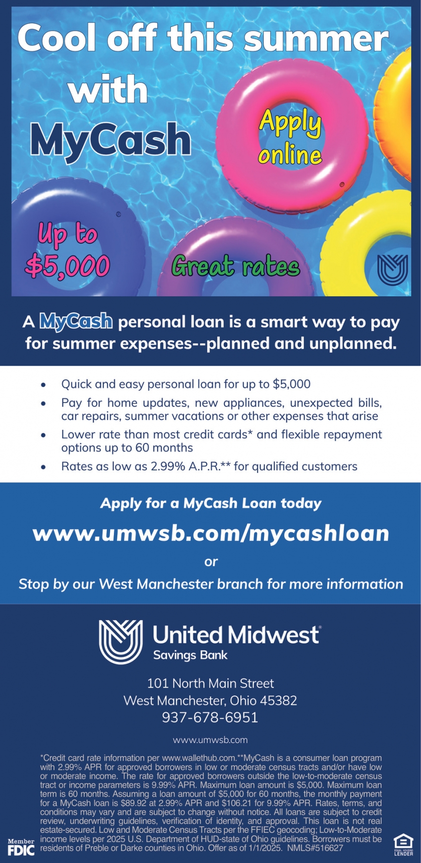 United Midwest Savings Bank: West Manchester