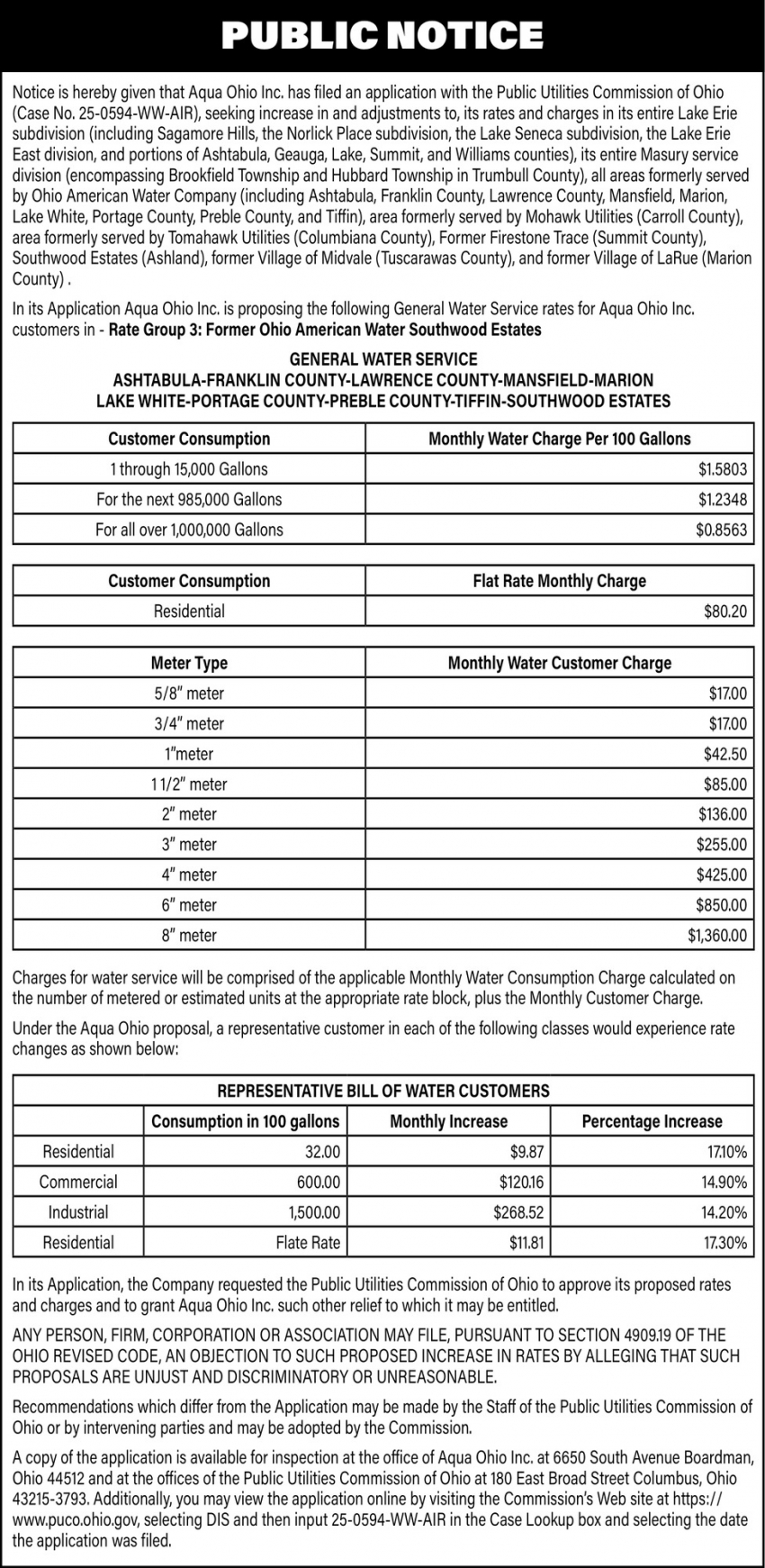 Public Utilities Commision of Ohio