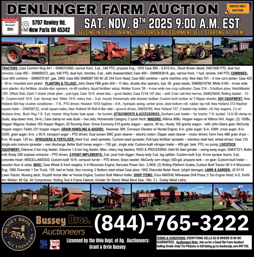 Bussey Bros. Auctioneers