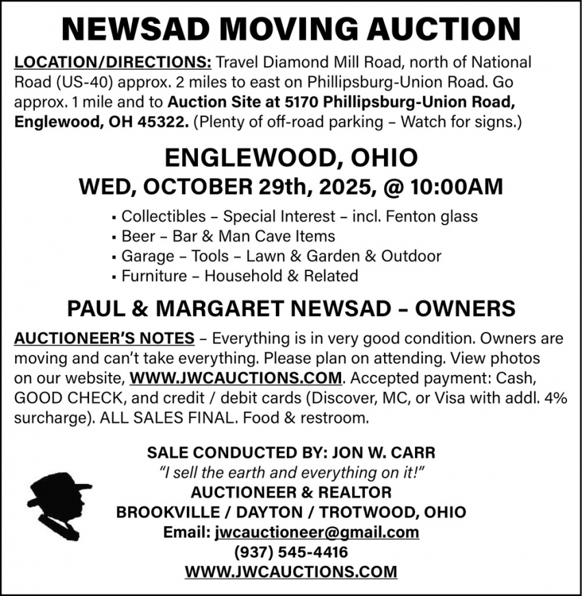 Jon W Carr Auctioneer