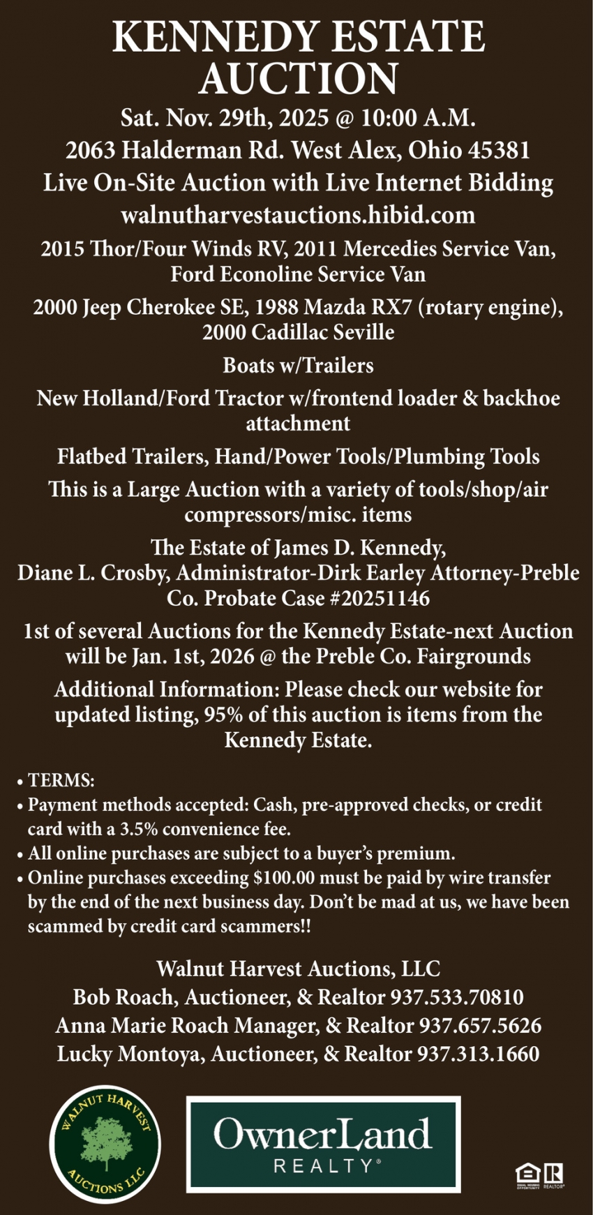 Walnut Harvest Auctions, LLC