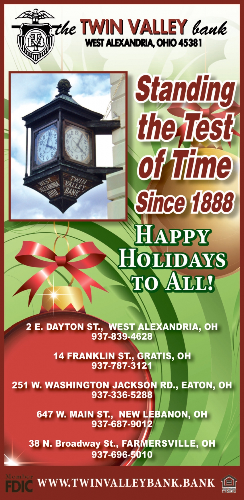 The Twin Valley Bank - West Alexandria