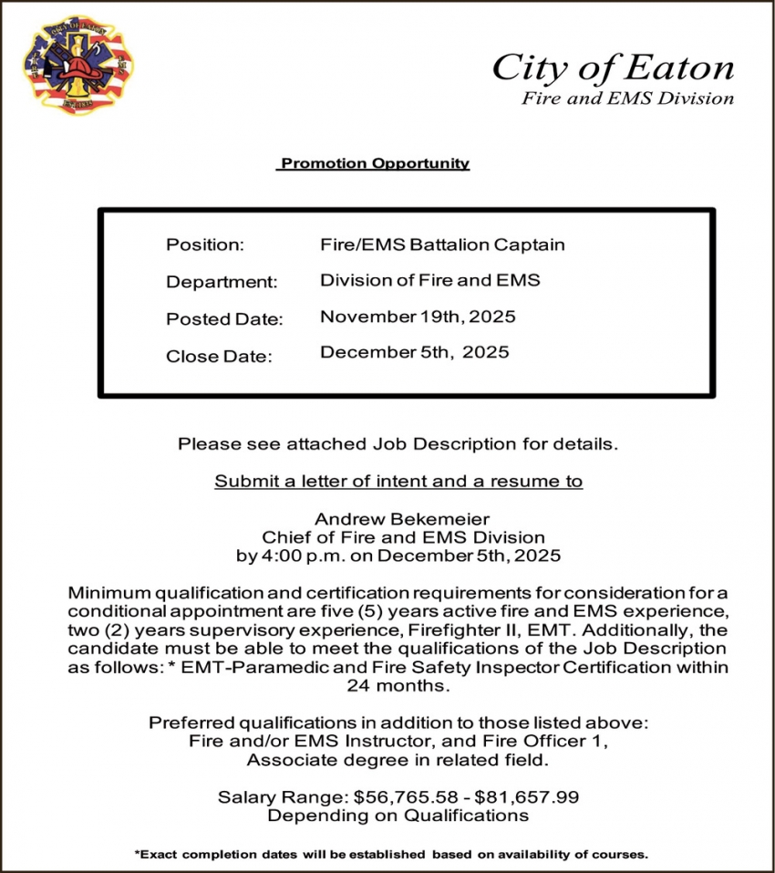 City of Eaton