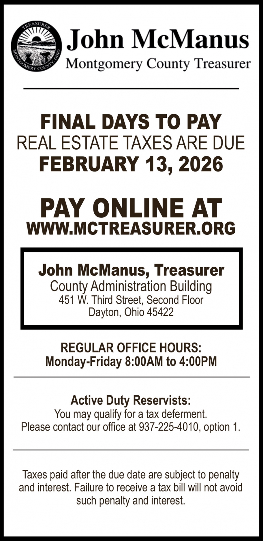 Montgomery County - John McManus