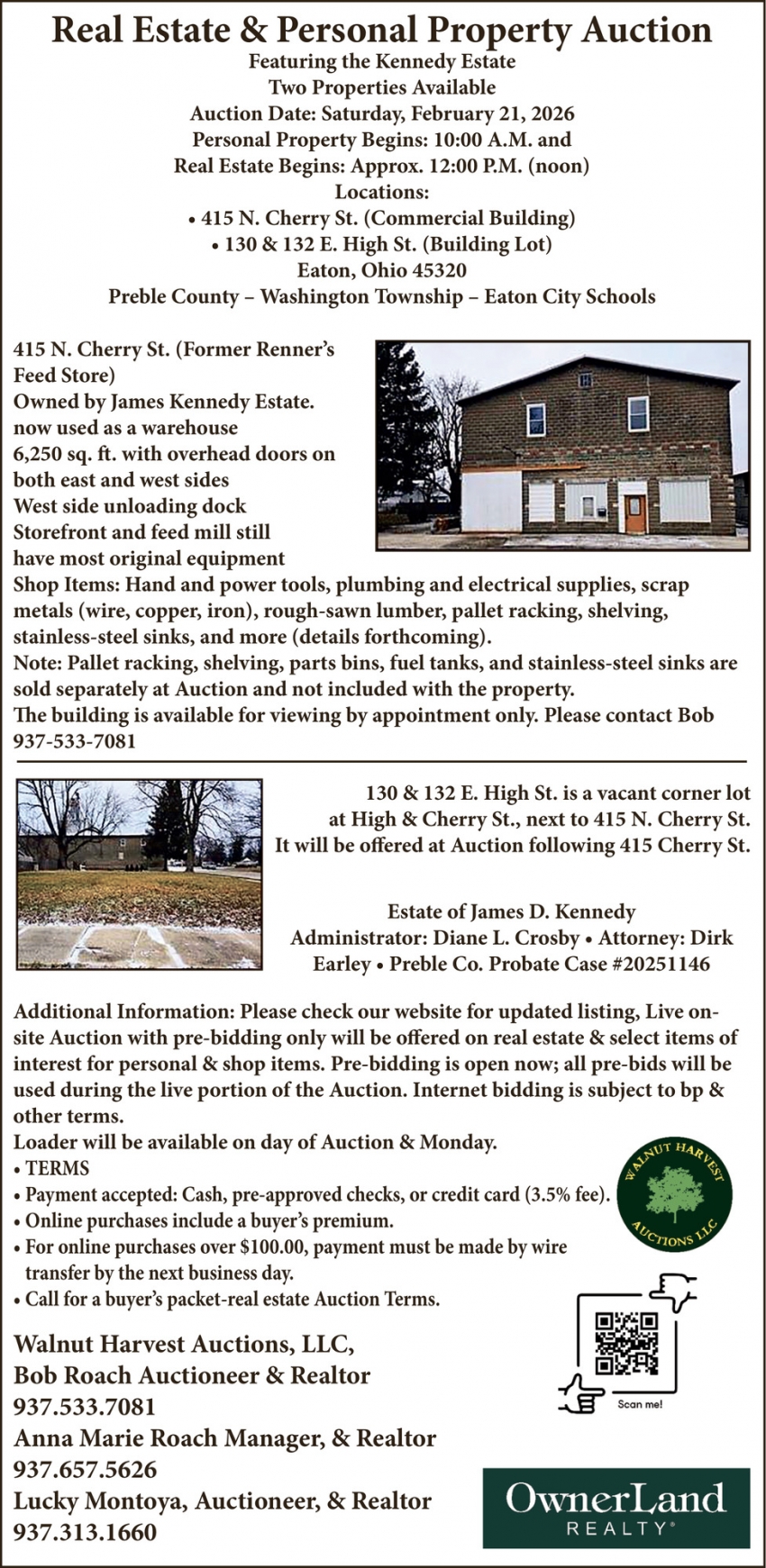 Walnut Harvest Auctions, LLC