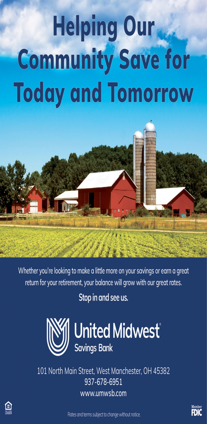 United Midwest Savings Bank: West Manchester