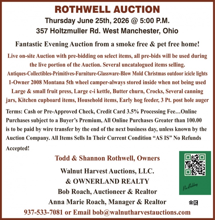 Walnut Harvest Auctions, LLC