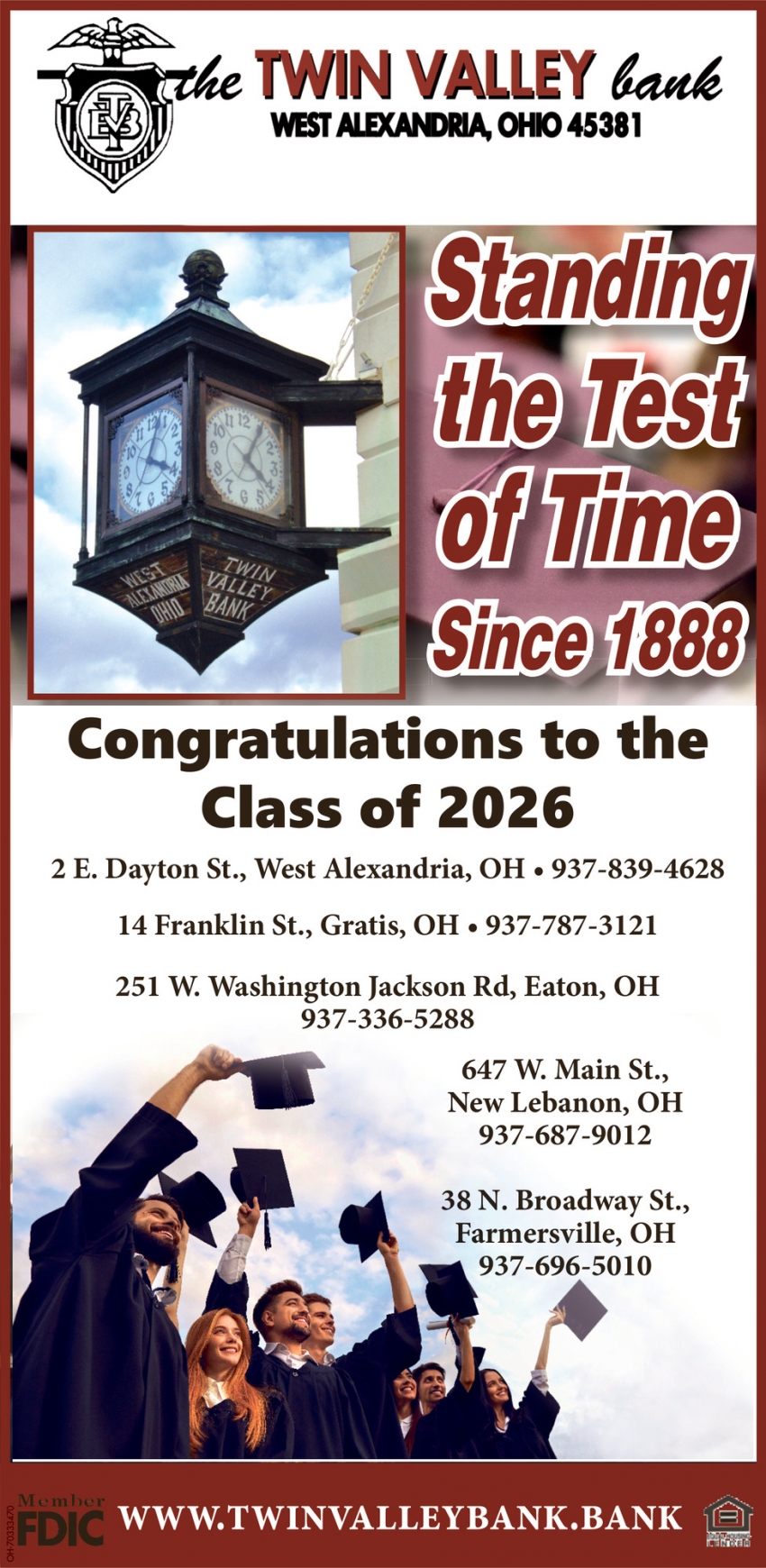 The Twin Valley Bank - West Alexandria