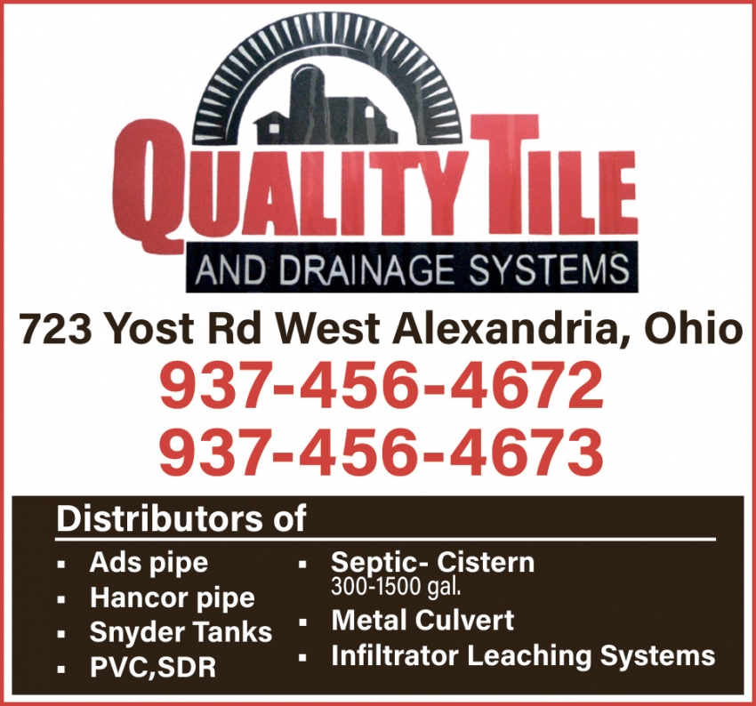 Quality Tile & Drainage Systems