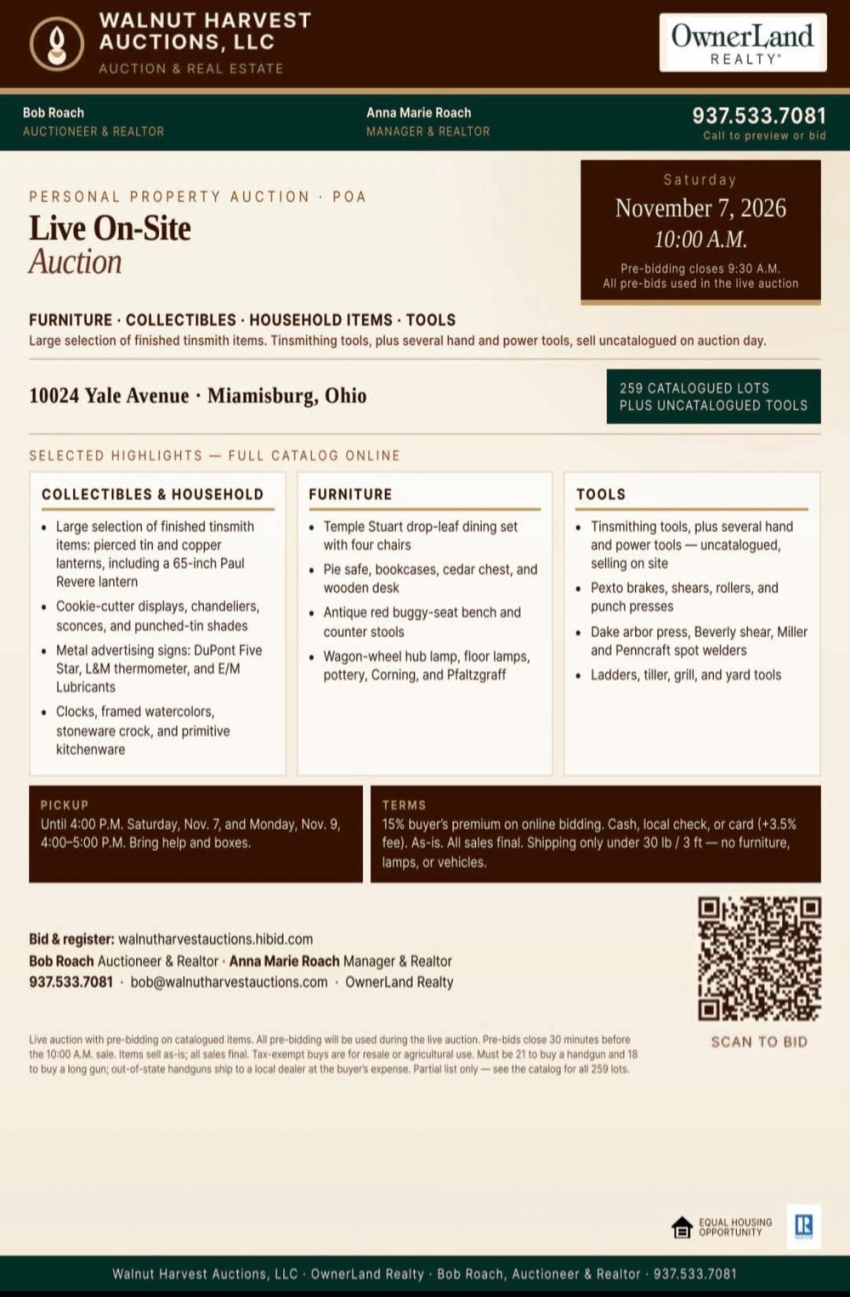 Walnut Harvest Auctions, LLC