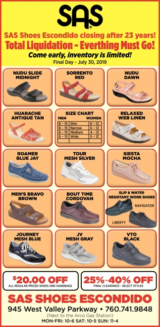 sas shoe styles