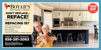 Reface Boyar S Kitchen Cabinets San Diego Ca