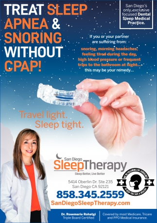 Treat Sleep Apnea & Snoring Without CPAP!, San Diego Sleep Therapy, San ...