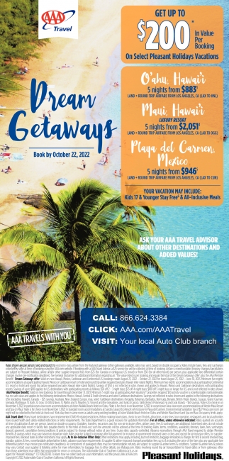 Get Up To $200, AAA Travel