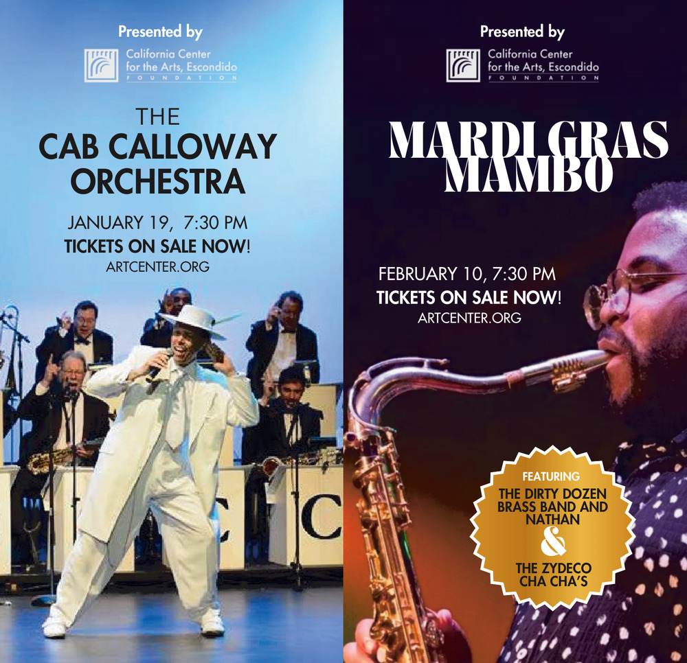 Mardi Gras Mambo featuring The Dirty Dozen Brass Band and Nathan & the  Zydeco Cha Cha's - California Center for the Arts, Escondido