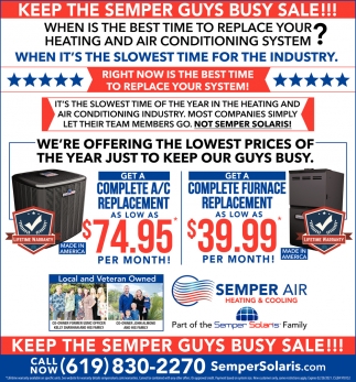 Keep The Semper Guys Busy Sale!!
