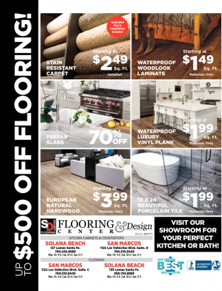 Up To $500 OFF Flooring!