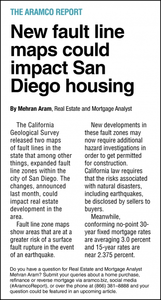 New Fault Line Maps Could Impact San Diego Housing