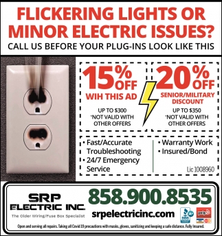 Flickering Lights or Minor Electric Issues?