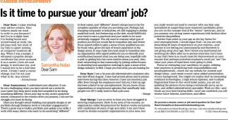 Is It Time To Pursue Your ''Dream'' Job?