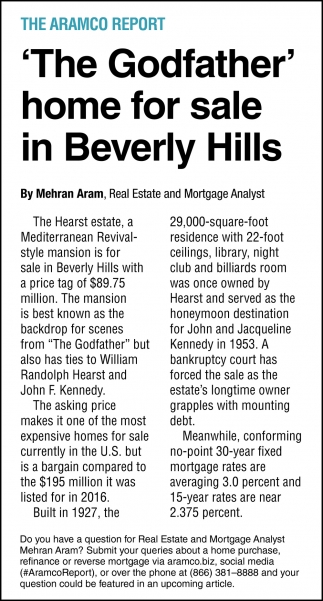The Godfather Home for Sale in Beverly Hills