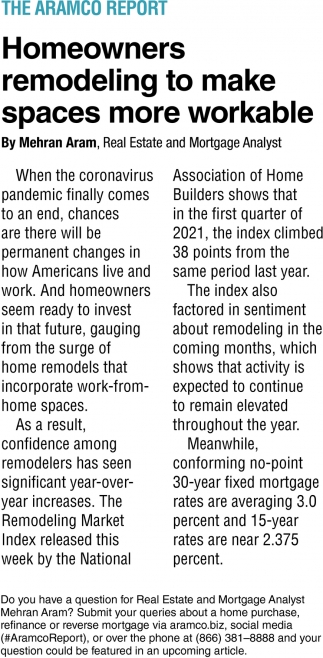 Homeowners Remodeling To Make Spaces More Workable