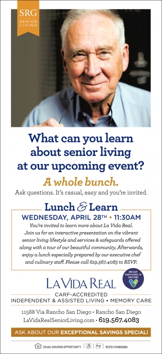 What Can You Learn About Senior Living at Our Upcoming Event?
