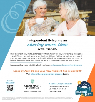 Independent Living Means More Time