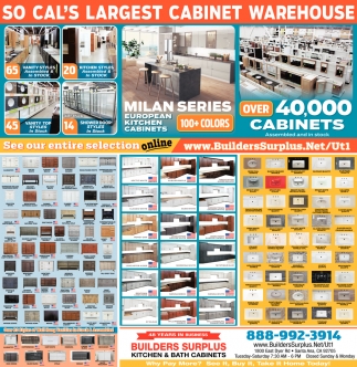 So Cal's Largest Cabinet Warehouse
