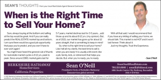 When Is The Right Time To Sell Your Home?