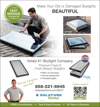 Make Your Old or Damaged Skylights Beautiful