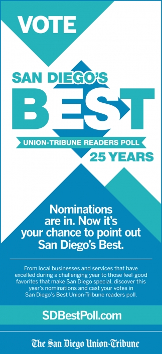Best Union-Tribune Readers Poll