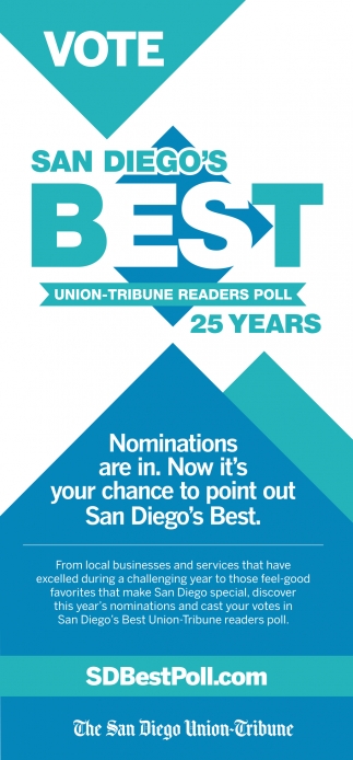 Best Union-Tribune Readers Poll