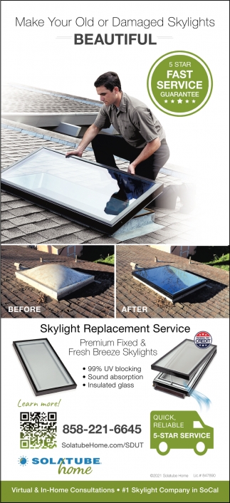Make Your Old Or Damaged Sklylights Beautiful