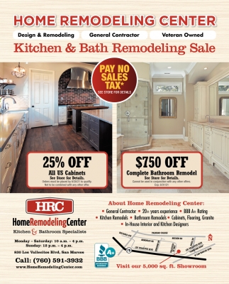 Kitchen Remodeling Sale & Bath Remodeling Sale