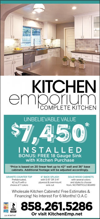 Kitchen Emporium Complete Kitchen