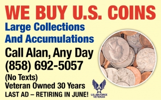We Buy U.S. Coins