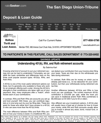 Deposit & Loan Guide
