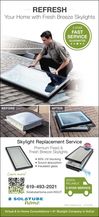 Refresh Your Home With Fresh Breeze Skylights